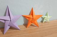 手工折纸星星的折法（做法很简单）