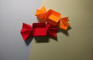 万圣节南瓜糖果盒子的折法（浅尝折纸——糖果盒子「教程」「第一弹」）