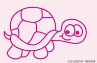 乌龟简笔画图片大全范画（每天学一幅简笔画--简单的乌龟简笔画画法步骤教程及图片大全）
