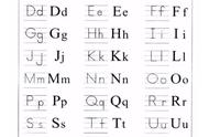 英语26个字母正确书写手写体（26个英文字母的书写规范（包含书写笔顺及字母发音））