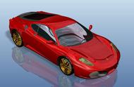 creo跑车画法（F430跑车造型模型3D图纸）