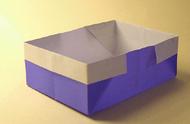 只有长方形的立体纸盒子怎么折（一张纸就可以完成哦）
