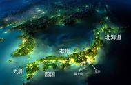日本火山位置图（本州岛）