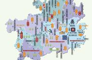 贵州旅游地图景点分布图（「全国各省人文景区地图」贵州篇）