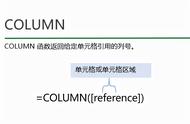 excel函数列的用法（Excel中如何使用COLUMN和COLUMNS函数）