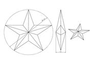 五角星怎么画完整版（零件图五角星的绘制方法）