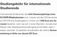 德国德累斯顿大学留学费用（德国留学一年花多少RMB）